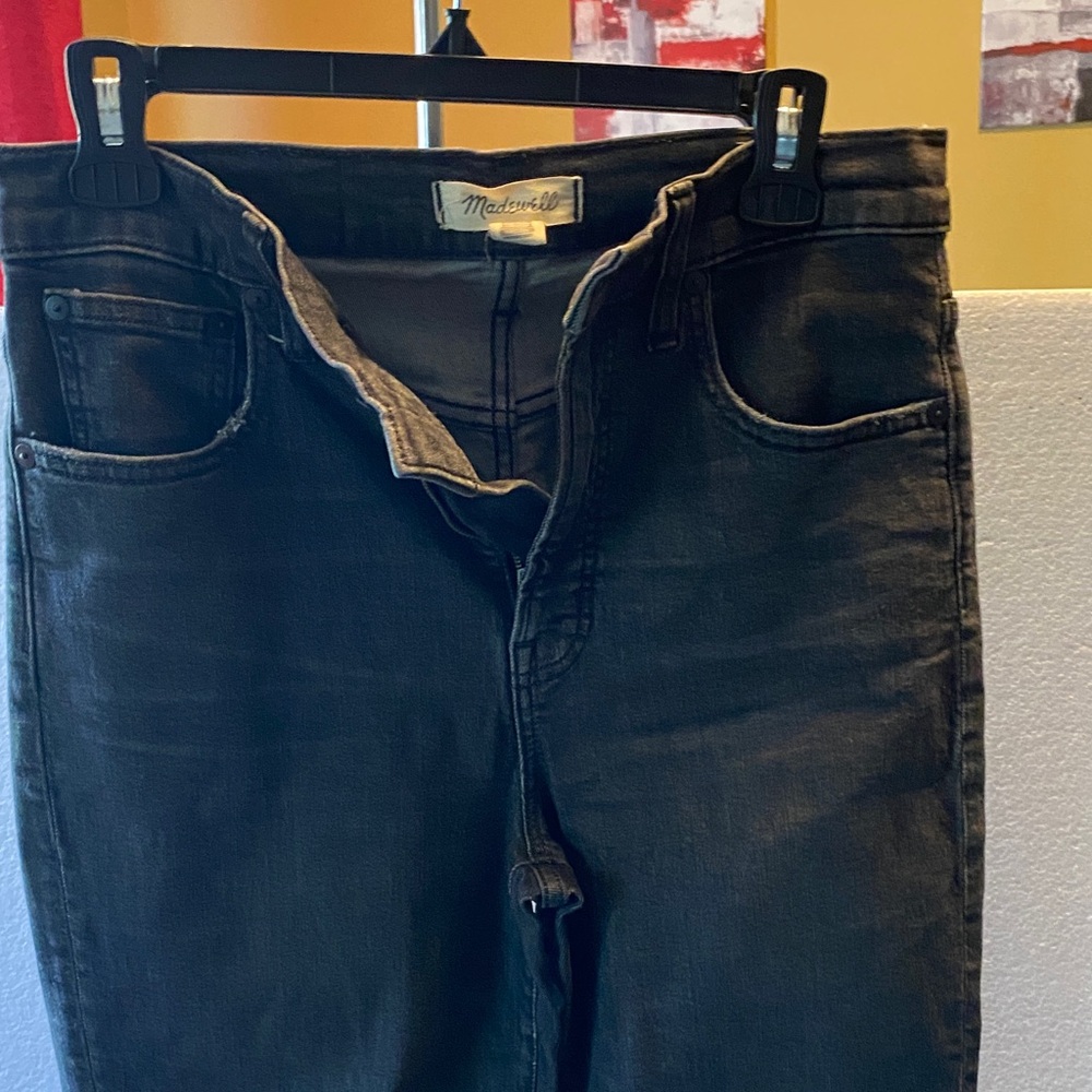 Madewell Men's Skinny Jeans in Dark Gray